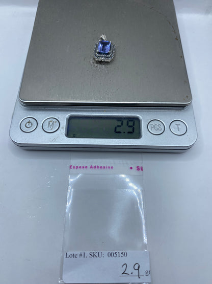 Dije de Plata con Circonia Lavanda — Taxco .925 — foto 6
