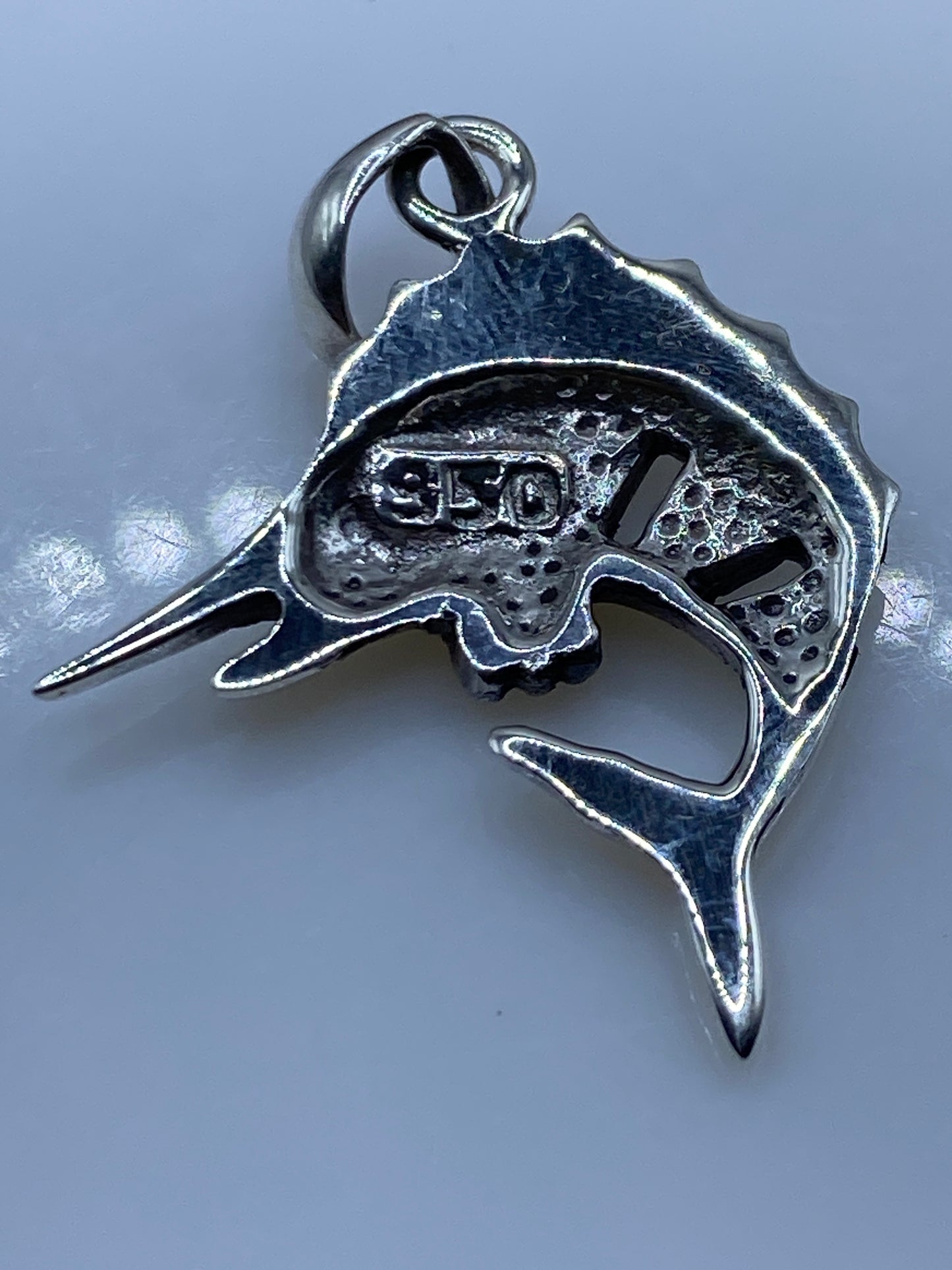 Dije Marlin Plata .950 con Ópalo de Fuego — Taxco — foto 5