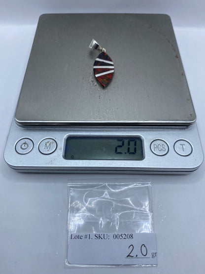 Dije Ópalo de Fuego Plata .950 — Taxco — foto 6