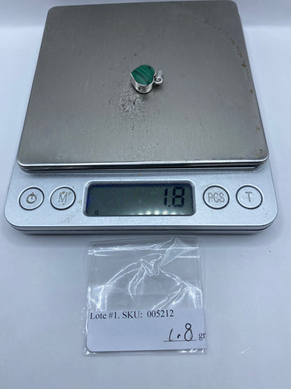 Dije de Plata con Malaquita Verde — Taxco .950 — foto 6