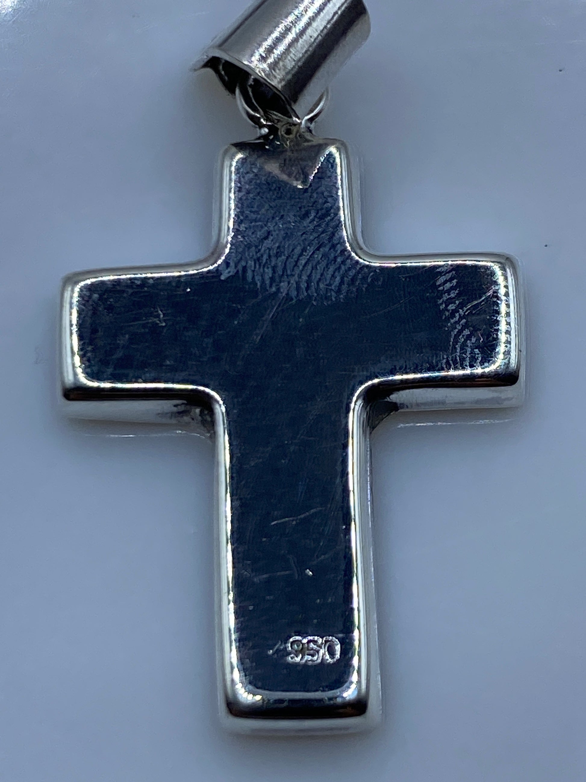 Cruz de Plata Lapislázuli — Dije Religioso Taxco .950 — foto 5