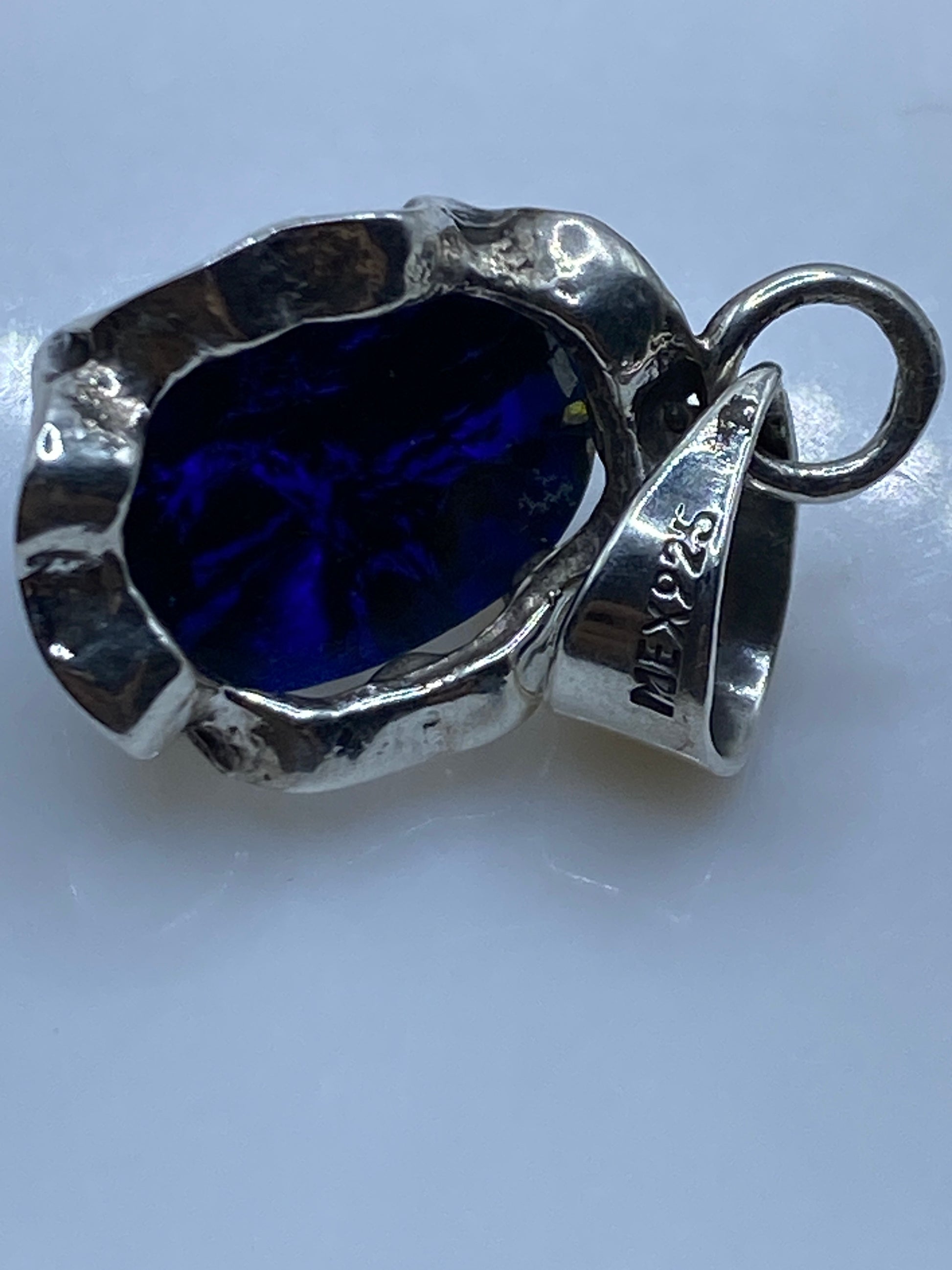 Dije de Plata con Piedra Azul — Taxco .925 — foto 5