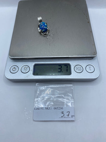 Dije de Plata con Piedra Azul — Taxco .925 — foto 6