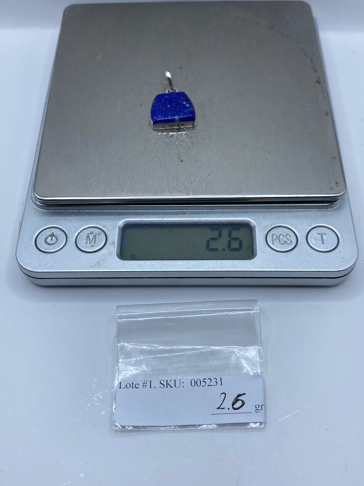 Dije de Plata .925 con Piedra Azul — Taxco — foto 5