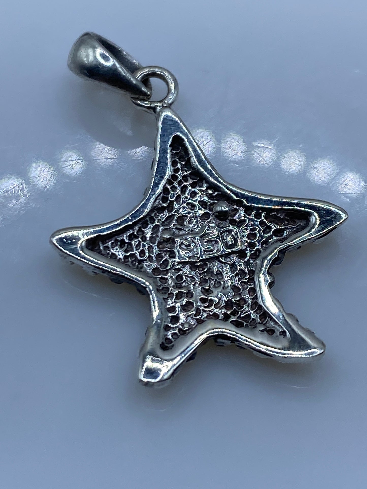 Dije Estrella Marina Plata .950 con Ópalo de Fuego — foto 5