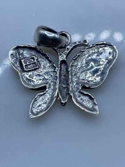 Dije Mariposa Plata Opalo de Fuego — Taxco .950 — foto 5
