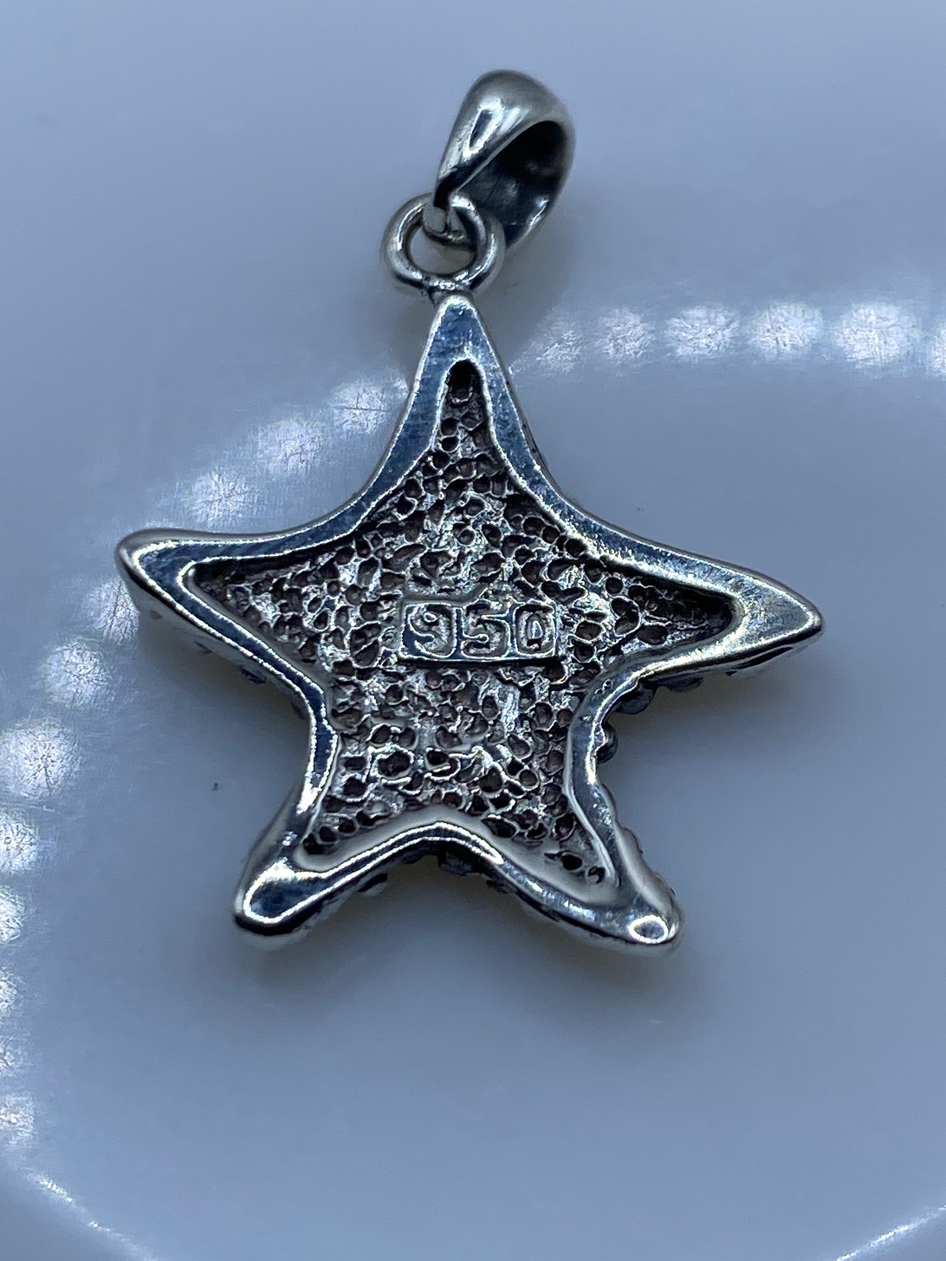Dije Estrella Plata .950 con Ópalo de Fuego — Taxco — foto 5