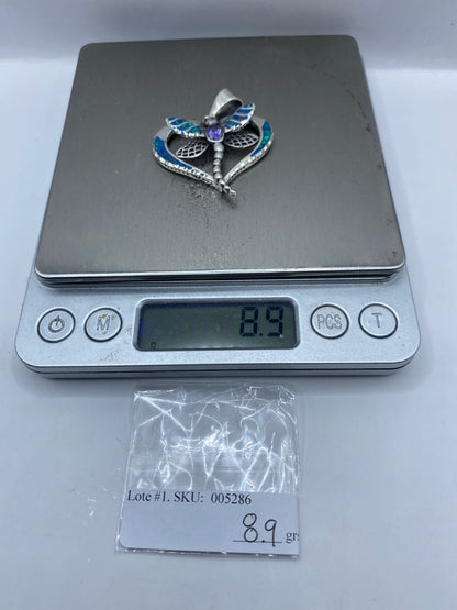 Dije Libélula Plata .950 con Opalo de Fuego — Taxco — foto 6
