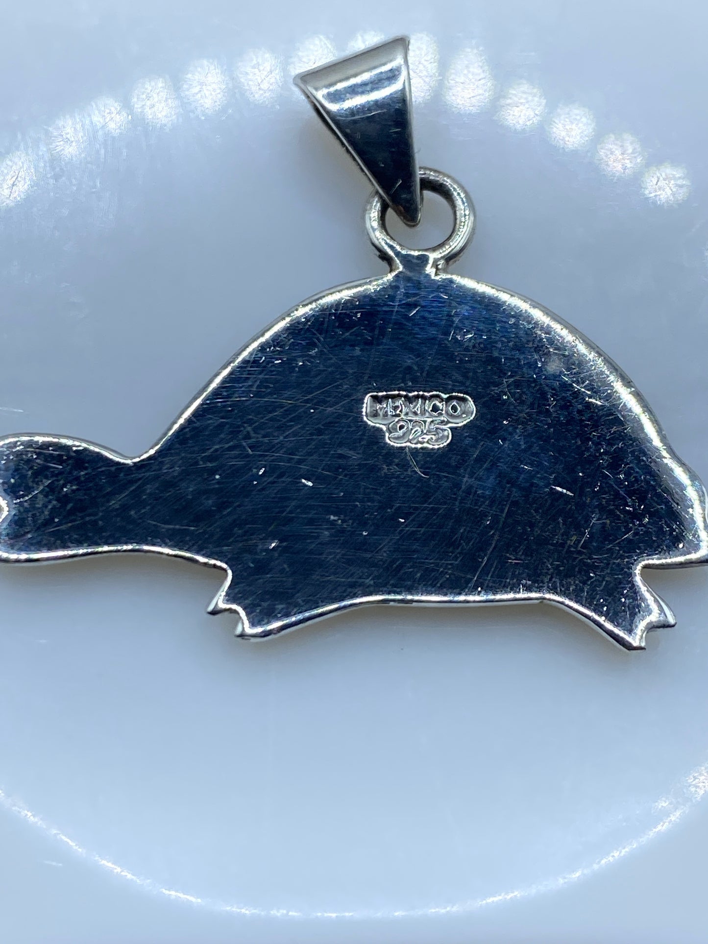 Dije Tortuga Plata .925 con Opalo de Fuego — foto 5