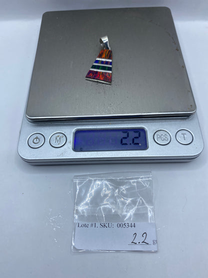 Dije de Plata .950 con Ópalo de Fuego — Taxco — foto 6