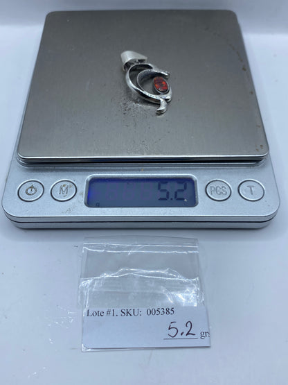 Dije Serpiente Ópalo de Fuego — Plata .950 Taxco — foto 6