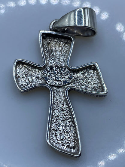 Dije Cruz de Plata .950 con Ópalo de Fuego — Taxco — foto 5
