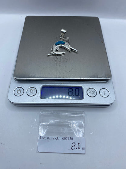 Dije Marlin Plata .925 con Ópalo de Fuego — Taxco — foto 6
