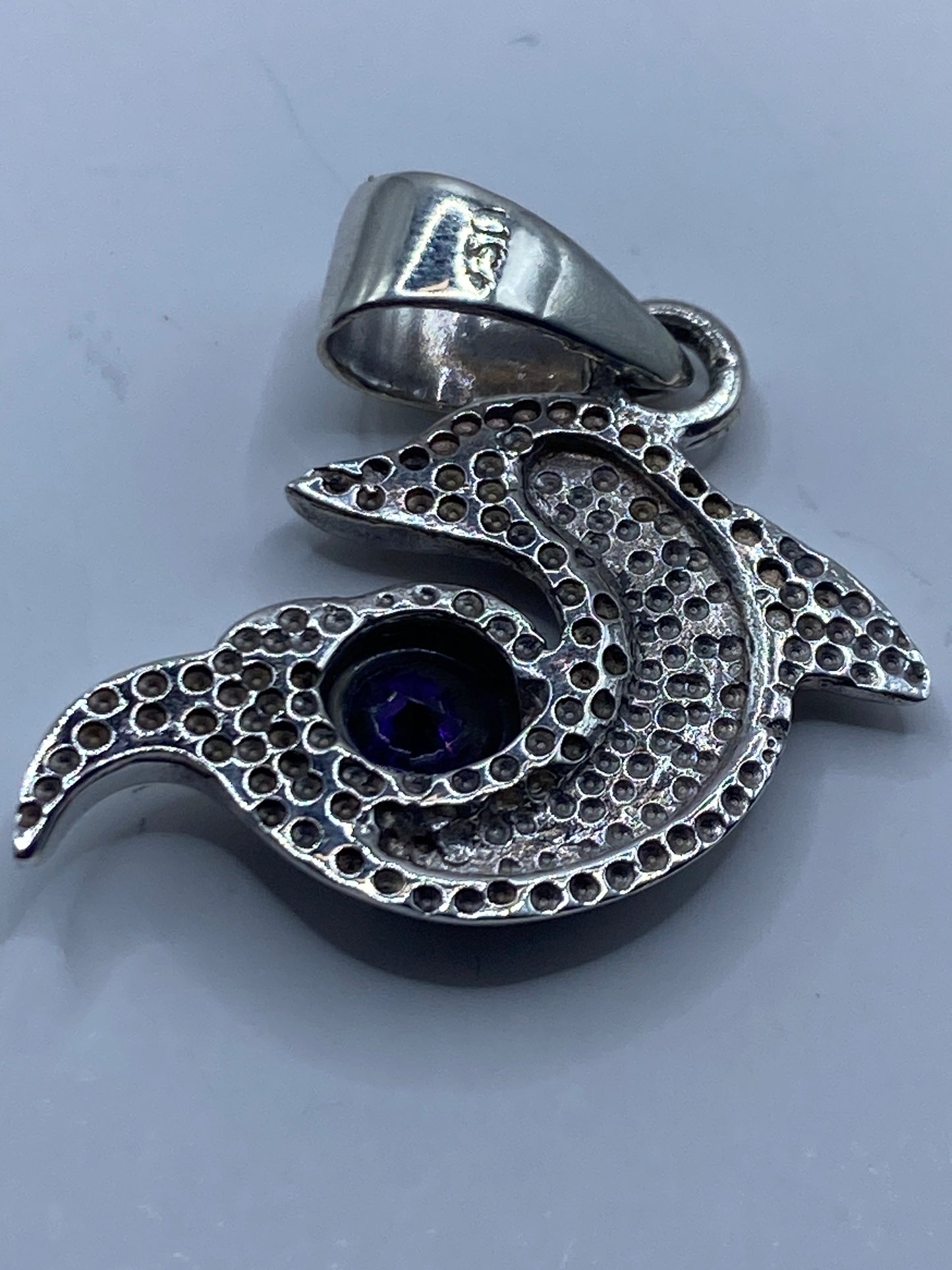 Dije Delfín Plata .950 con Ópalo de Fuego — Taxco — foto 5