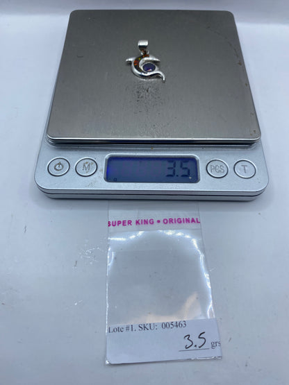 Dije Delfín Plata .950 con Ópalo de Fuego — Taxco — foto 6