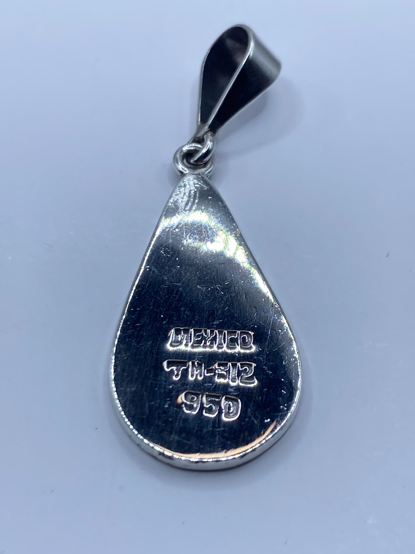 Dije Cruz con Opalo de Fuego — Plata .950 Taxco — foto 5