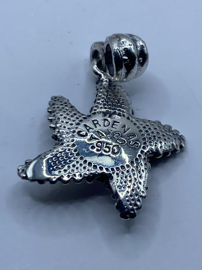 Dije Estrella de Mar Plata Ópalo de Fuego Rosa — Taxco .950 — foto 5