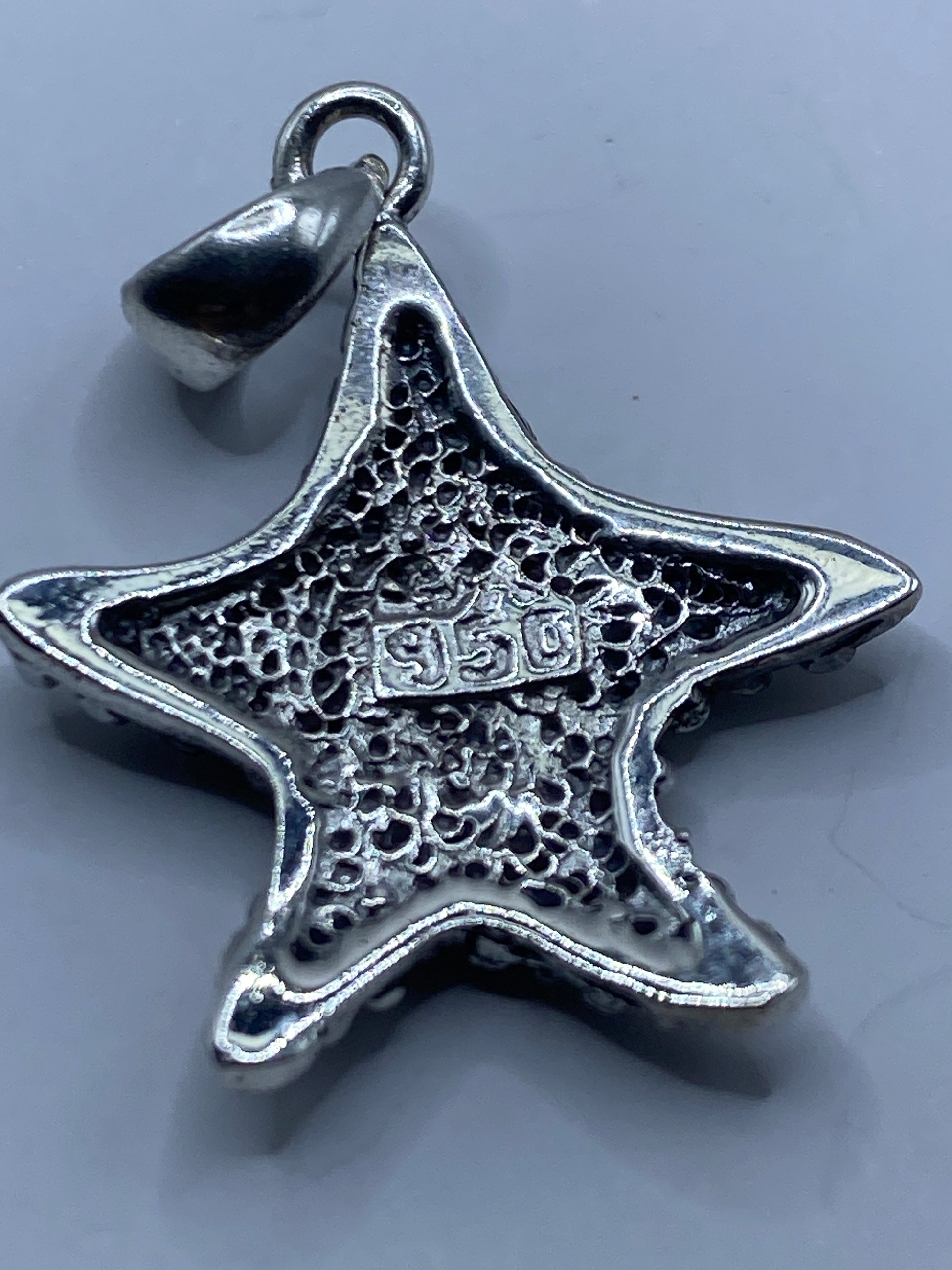 Dije Plata Ópalo de Fuego — Taxco .950 — foto 5