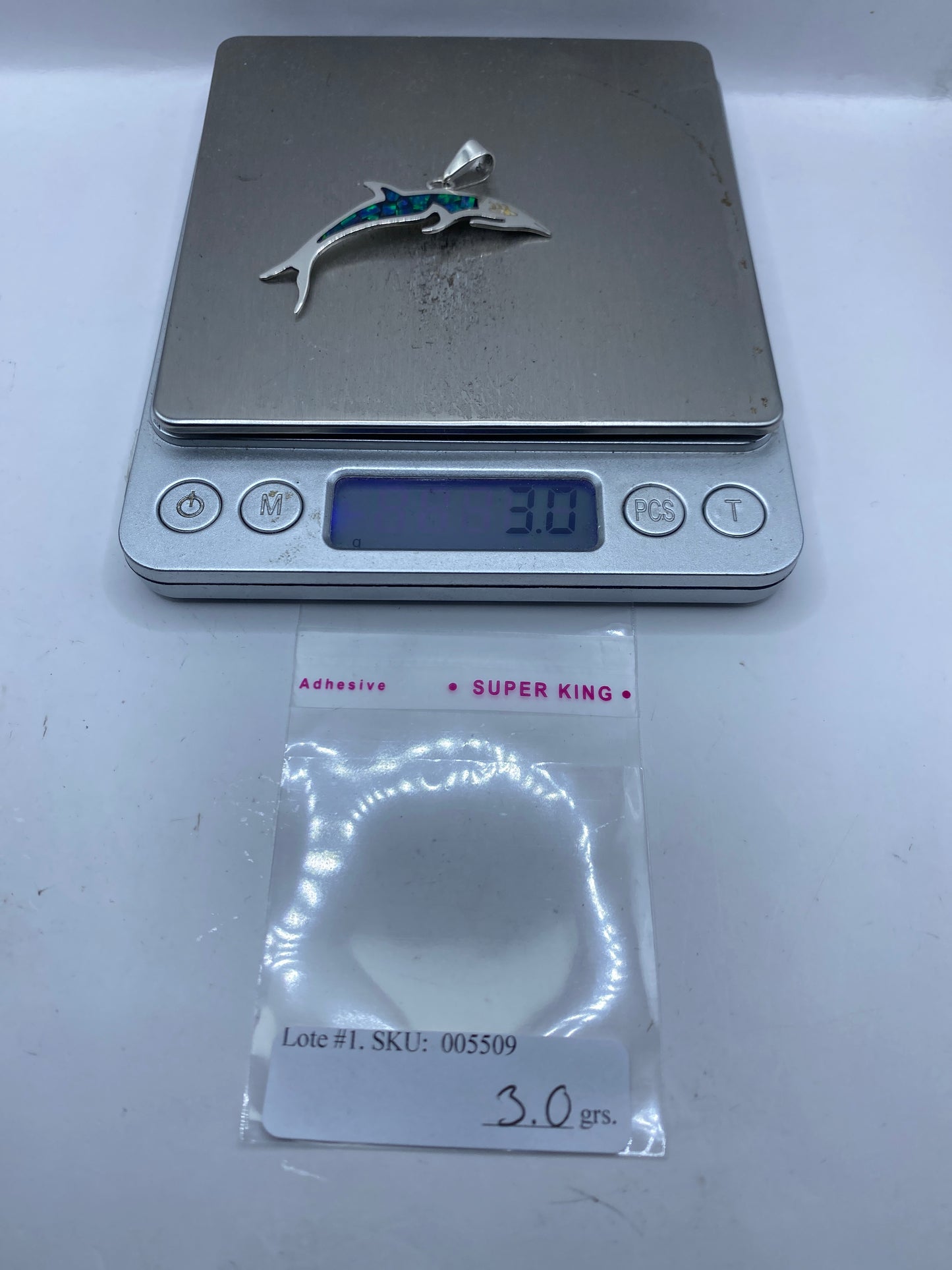 Dije Tiburón Plata .950 con Ópalo de Fuego — Taxco — foto 5