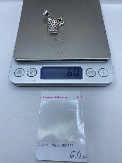 Dije de Plata Ópalo de Fuego Prehispánico — Taxco .950 — foto 6
