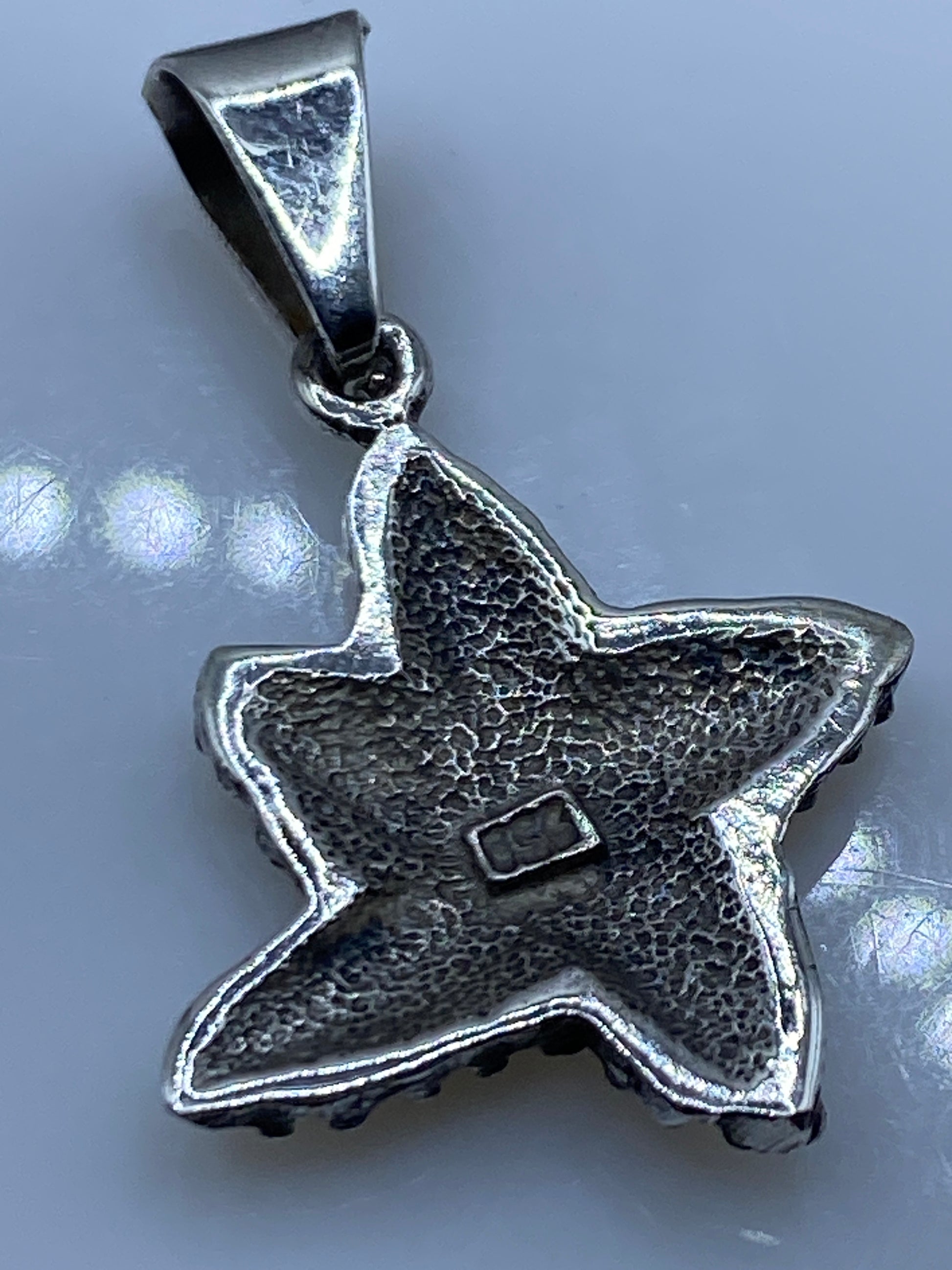 Dije Plata .950 Estrella Marina Ópalo de Fuego — Taxco — foto 5