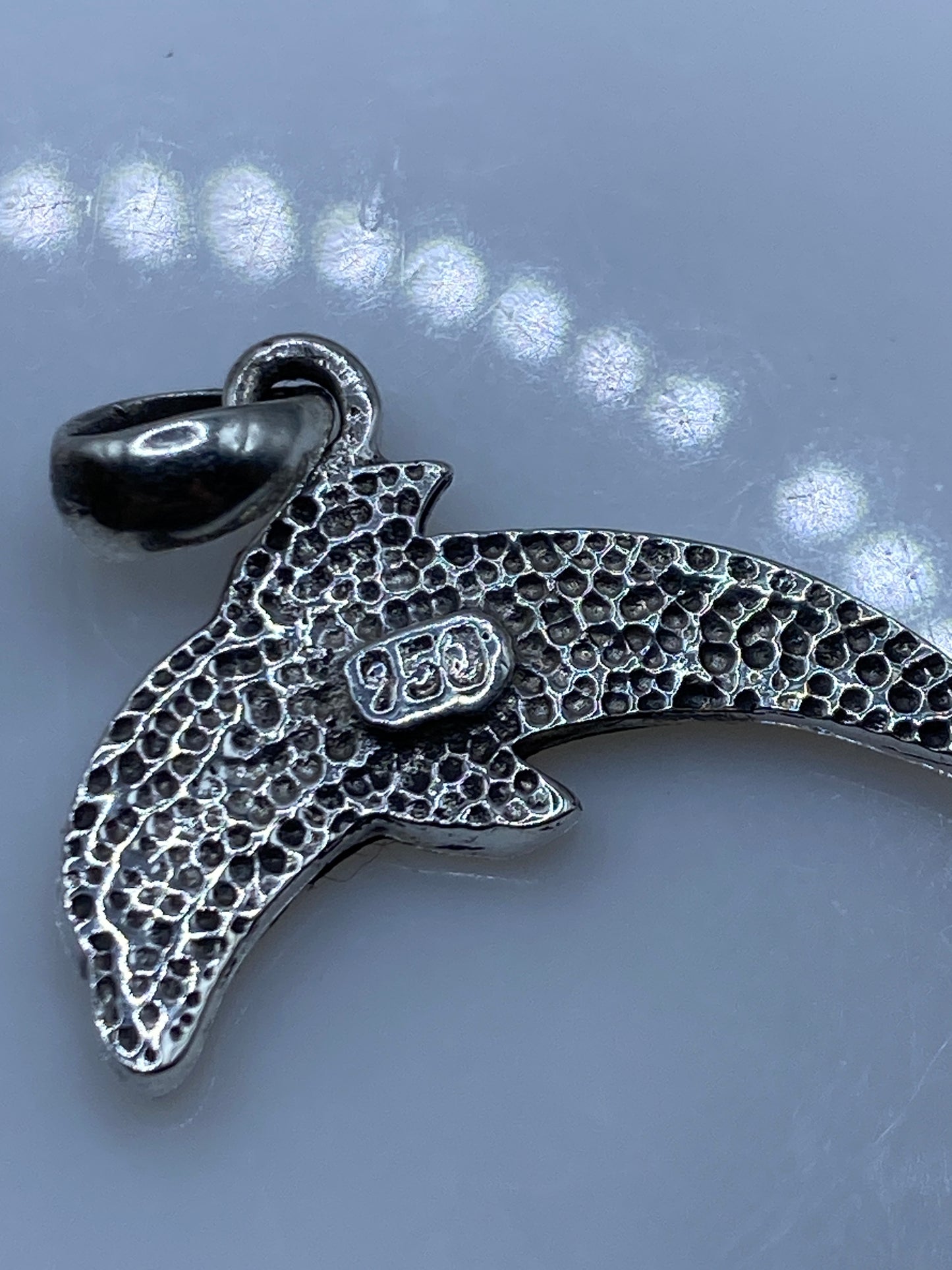 Dije de Plata Opal de Fuego — Engaste Artesanal Taxco .950 — foto 5