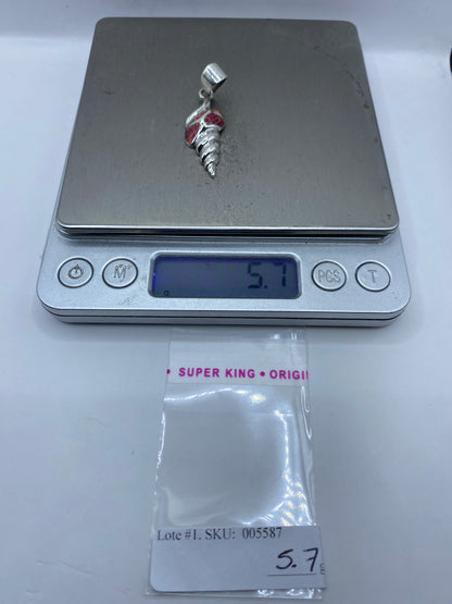 Dije de Plata .950 con Ópalo de Fuego Rosa — Taxco — foto 6