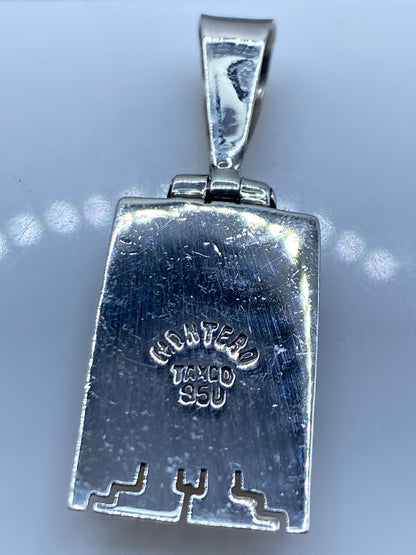 Dije Plata Prehispánico con Piedra — Taxco .950 — foto 5