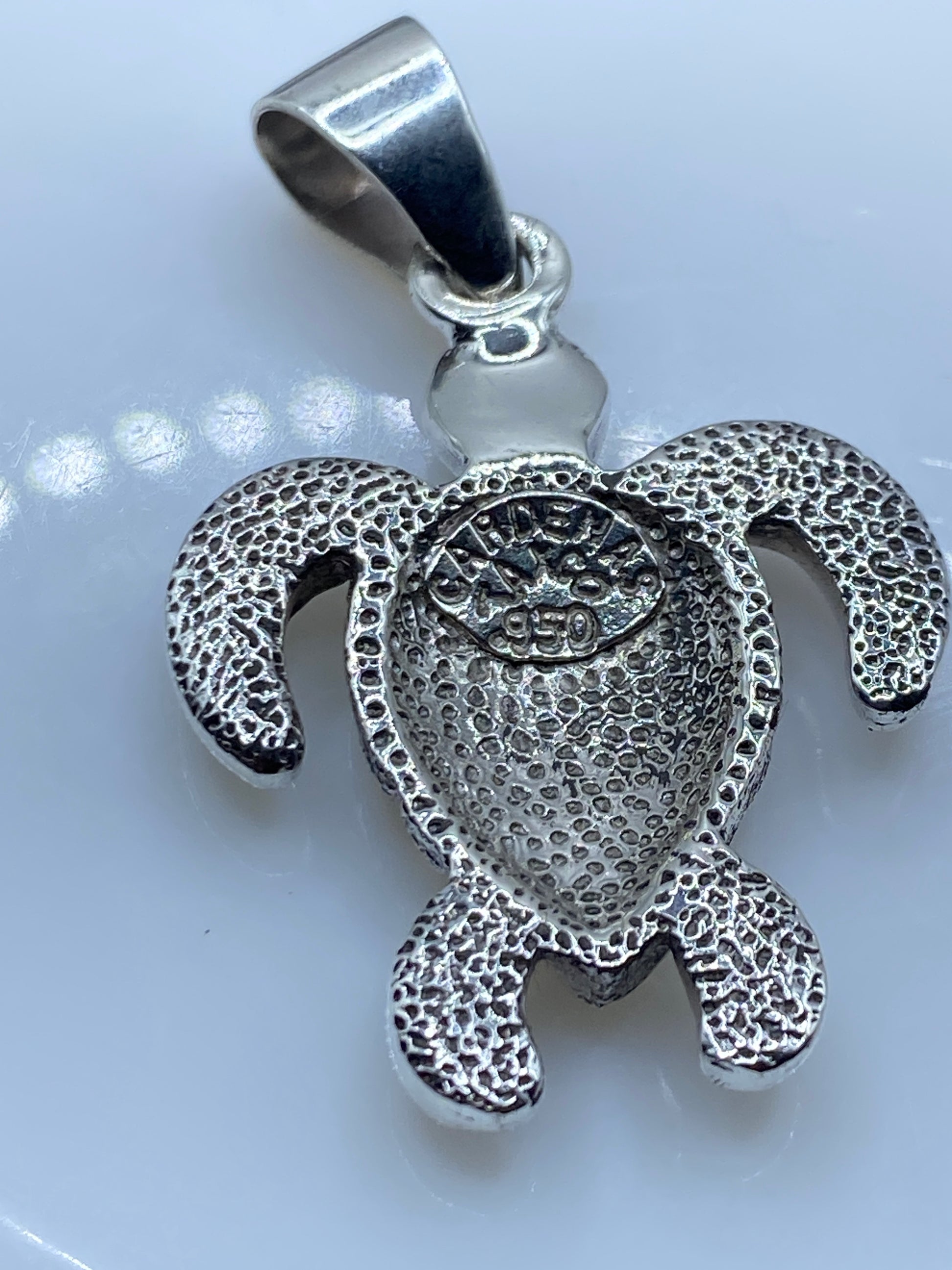 Dije Tortuga Plata .950 con Ópalo de Fuego — Taxco — foto 5