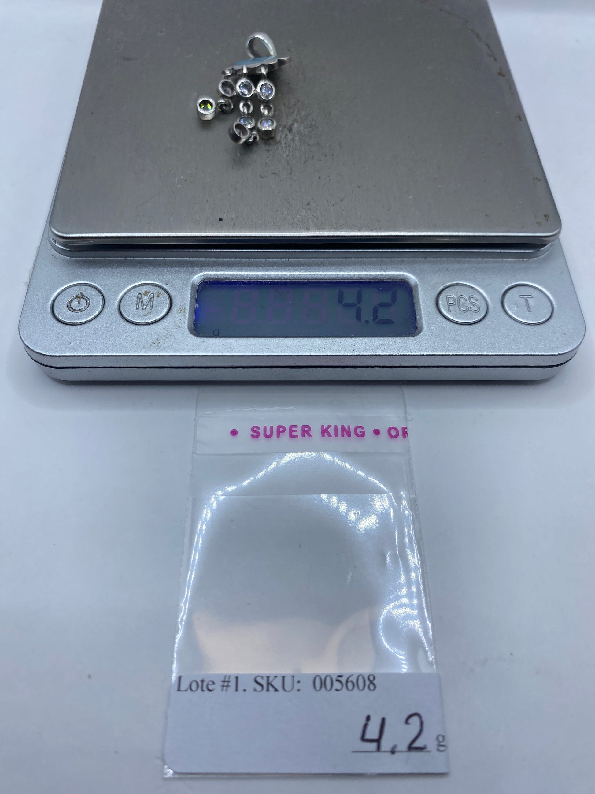 Dije de Plata con Piedra Azul — Taxco .925 — foto 6