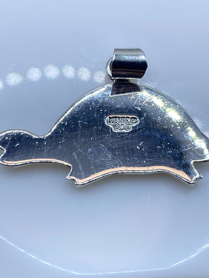 Dije de Plata Tortuga con Ópalo de Fuego — Taxco .925 — foto 5