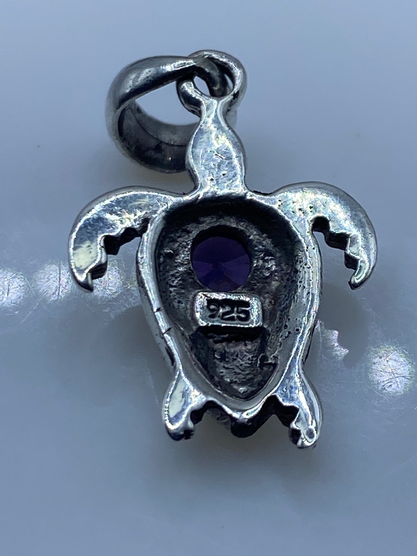 Dije Tortuga Plata .925 con Ópalo de Fuego — Taxco — foto 5