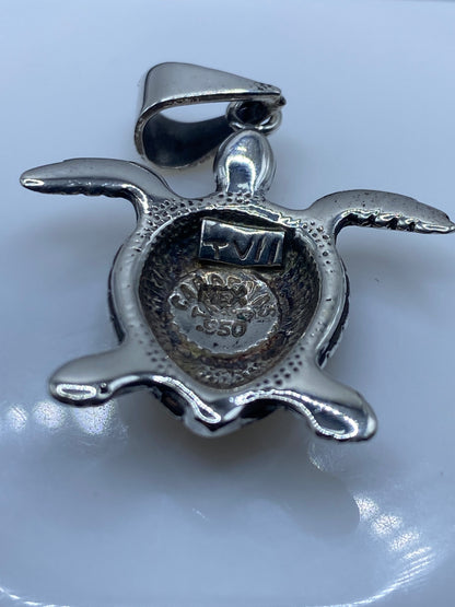 Dije Tortuga Plata .950 con Ópalo de Fuego — Taxco — foto 5
