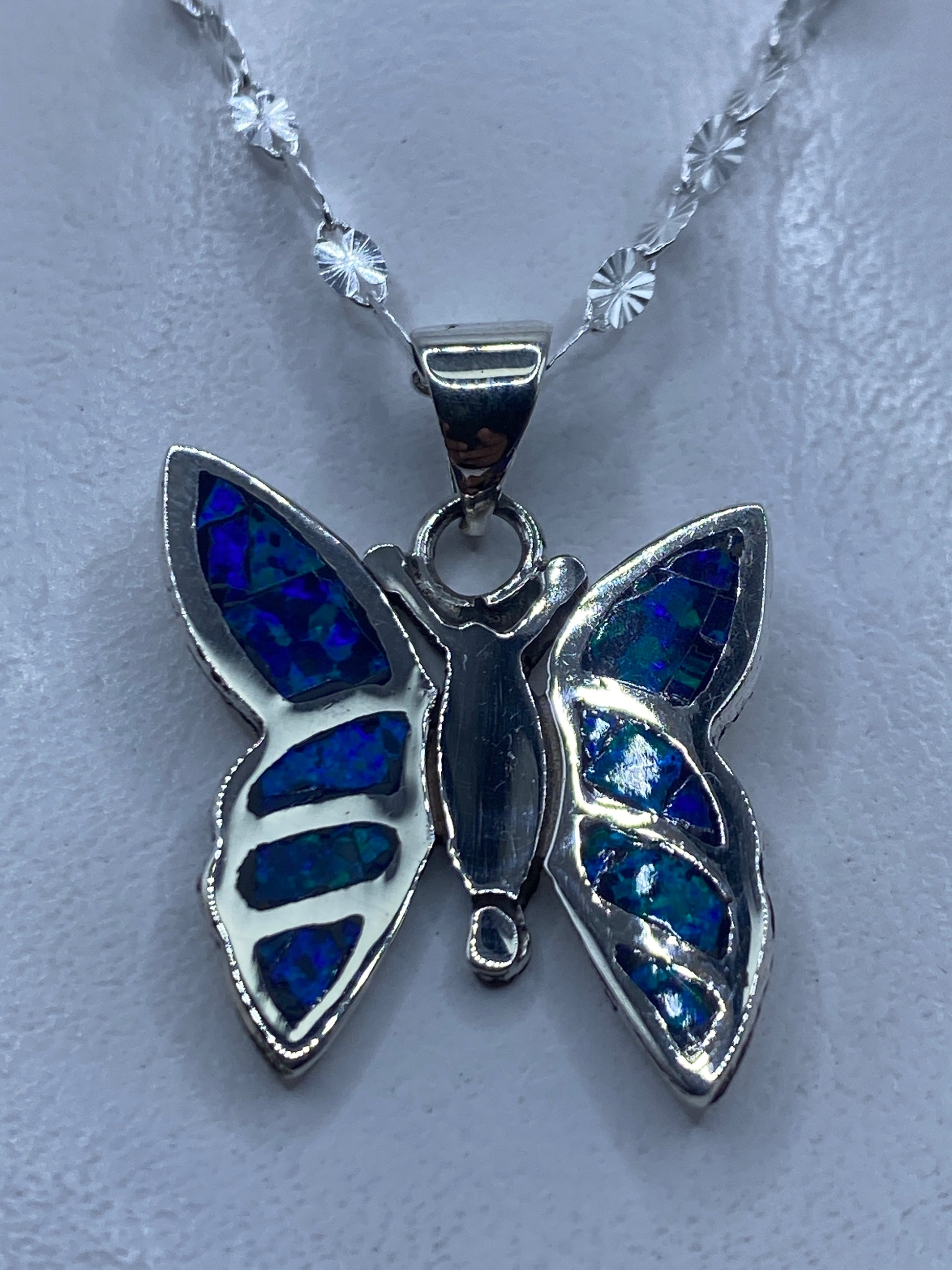 Dije Mariposa Plata .950 con Ópalo de Fuego — Taxco — foto 1