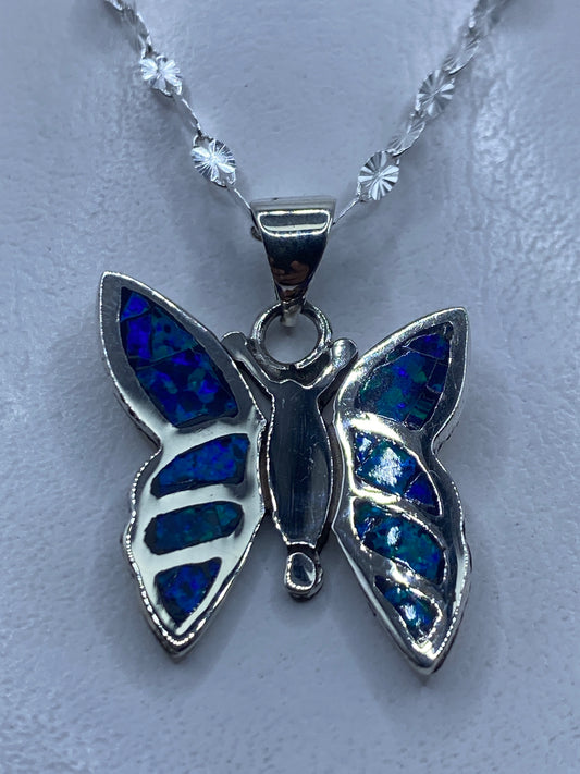 Dije Mariposa Plata .950 con Ópalo de Fuego — Taxco — foto 1