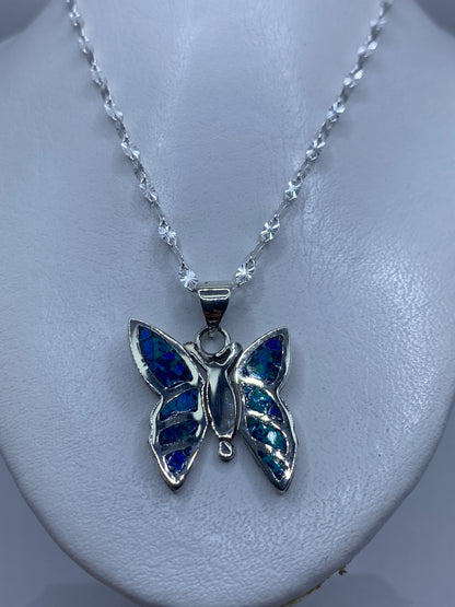 Dije Mariposa Plata .950 con Ópalo de Fuego — Taxco — foto 3