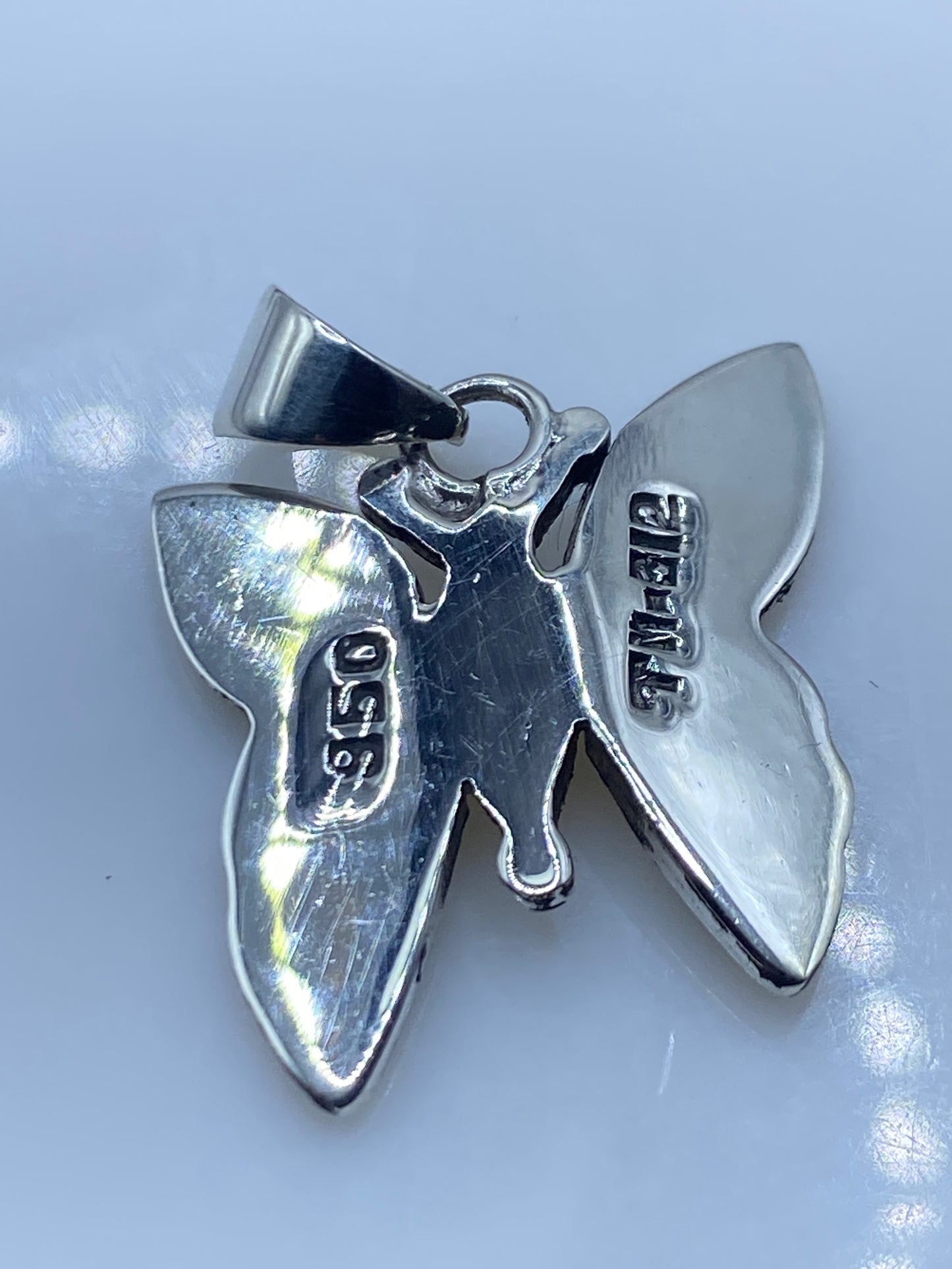Dije Mariposa Plata .950 con Ópalo de Fuego — Taxco — foto 5