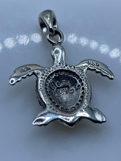 Dije Tortuga Marina Plata .950 Ópalo de Fuego — foto 5
