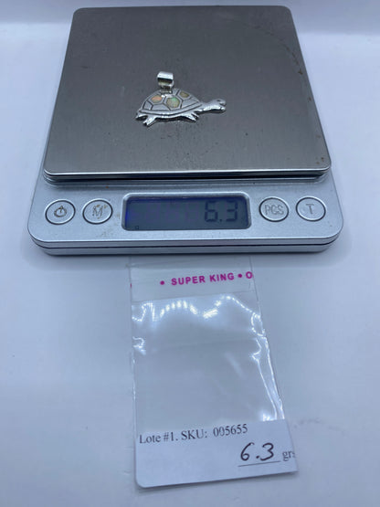 Dije Tortuga Plata .925 con Ópalo de Fuego — Taxco — foto 6
