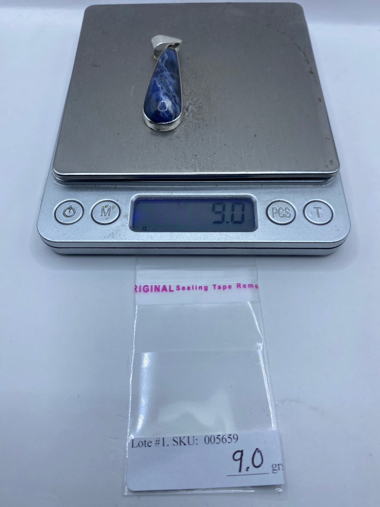 Dije de Plata .950 con Piedra Azul — Taxco — foto 6