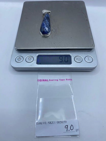 Dije de Plata .950 con Piedra Azul — Taxco — foto 6