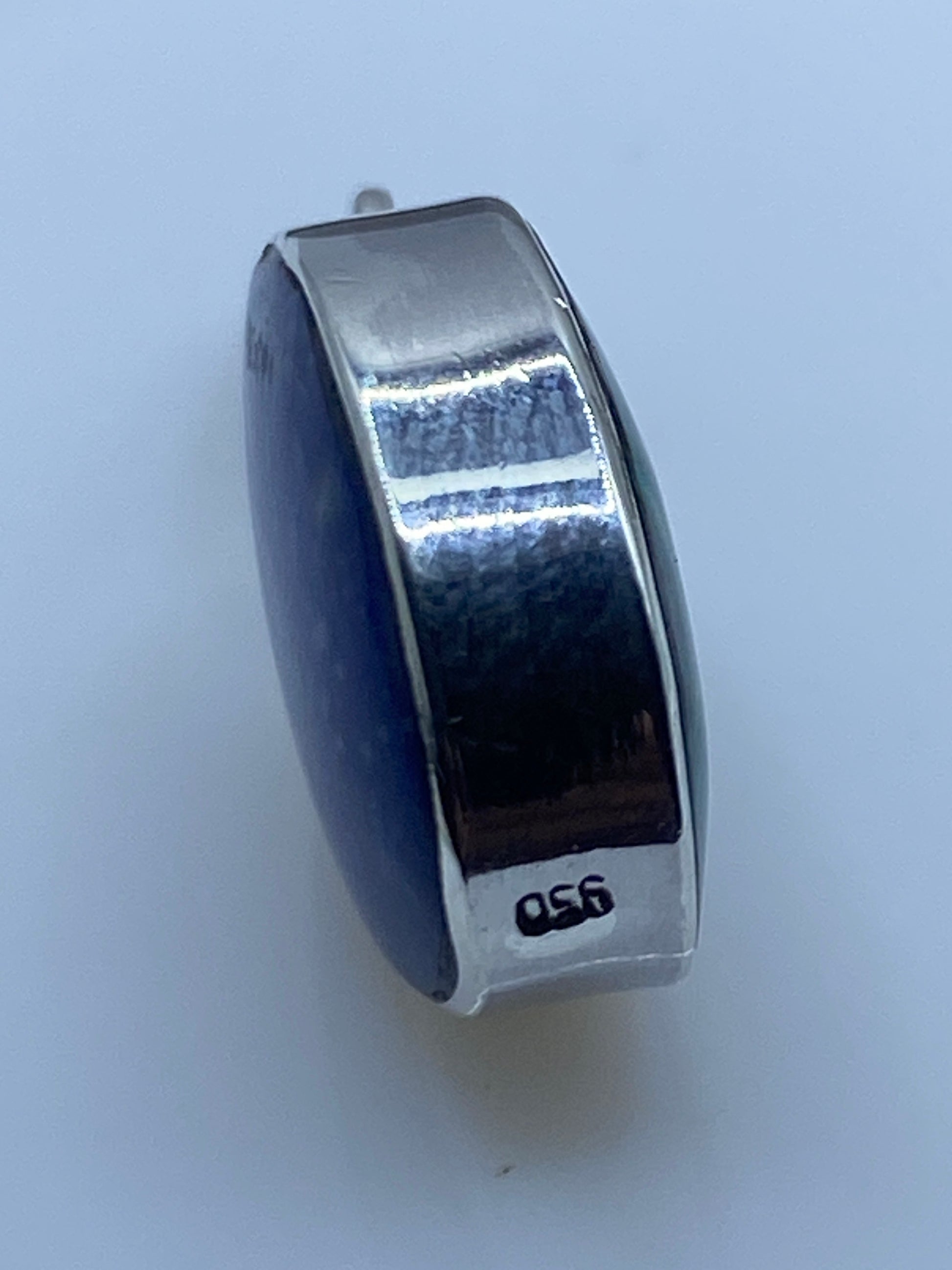 Dije de Plata .950 con Malaquita Verde — Taxco — foto 5