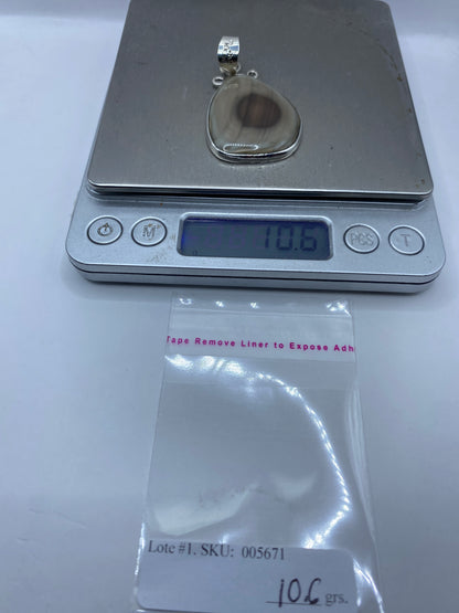 Dije de Plata .950 con Piedra Café — Taxco Hecho a Medida — foto 6