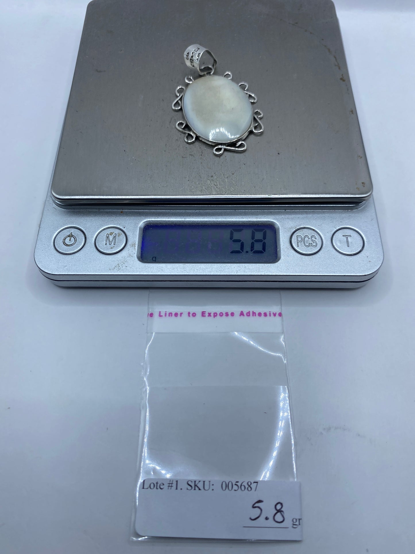 Dije de Plata .950 con Perla — Taxco Hecho a Medida — foto 6