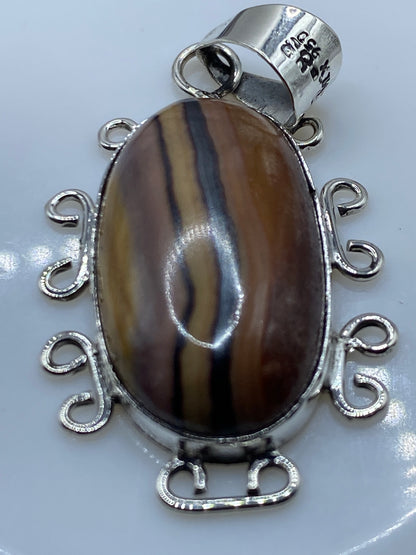 Dije de Plata .950 con Piedra Café — Taxco Artesanal — foto 5