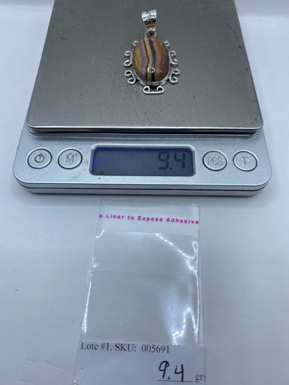 Dije de Plata .950 con Piedra Café — Taxco Artesanal — foto 6