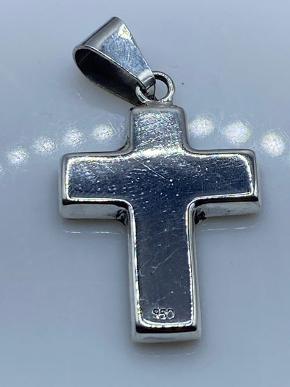 Dije Cruz de Plata con Lapislázuli — Taxco .950 — foto 5