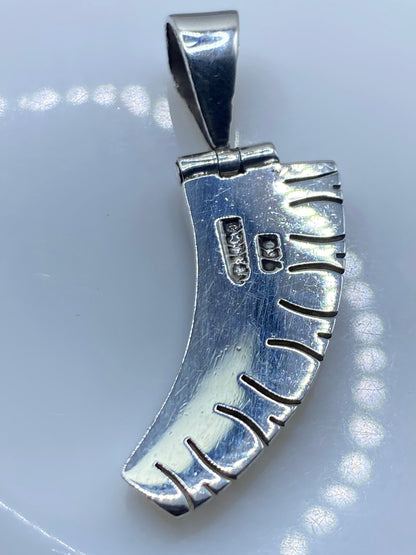 Dije Ópalo de Fuego Azul en Plata .950 — Taxco — foto 5