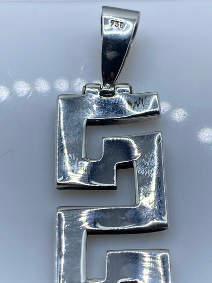 Dije Plata Óptalo de Fuego Geométrico — Taxco .950 — foto 5
