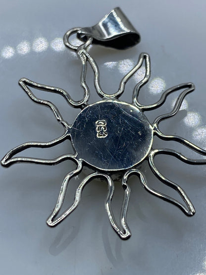 Dije Sol de Plata con Opalo de Fuego — Taxco .950 — foto 5